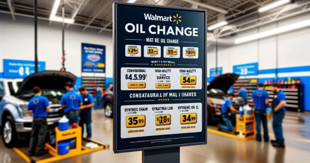 How Much Does a Walmart Oil Change Cost?