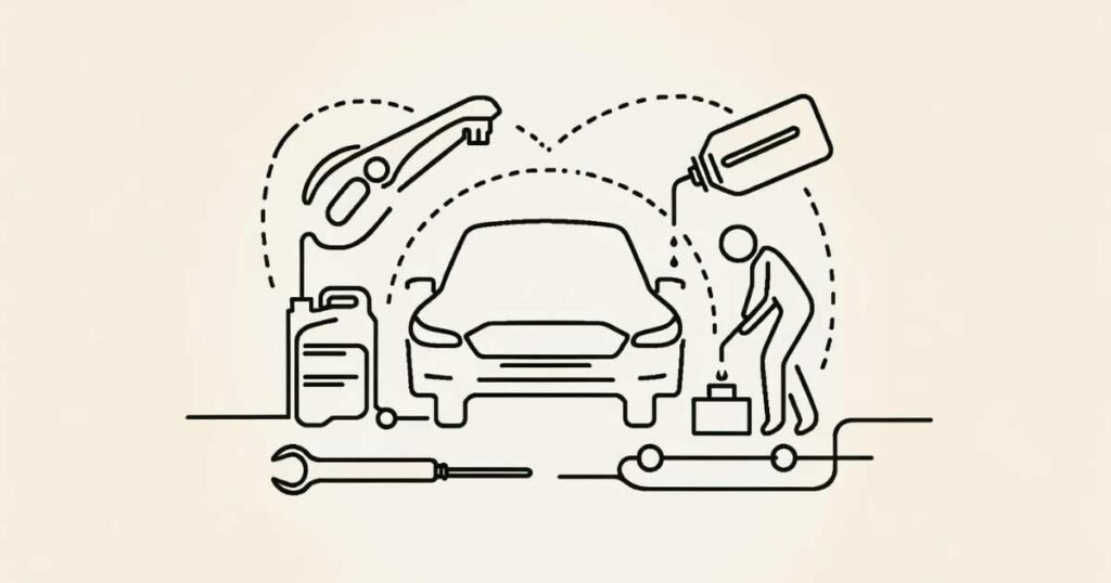 What are the Key Differences Between Engine Oil Top Off vs. Oil Change?