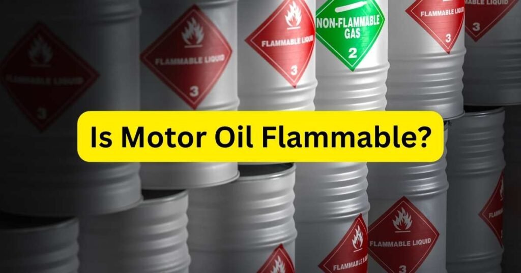 What is Motor Oil Classification Flash Point and Combustible Liquids - Flammable Oil container and Non Flammable Oil Container